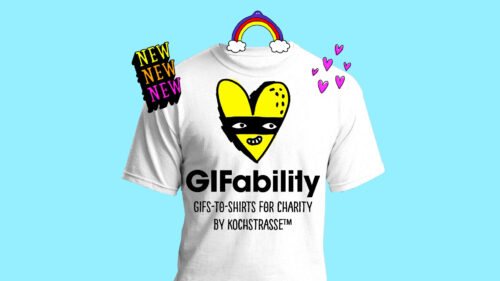 GIFability GIFs-to-Shirts for Charity