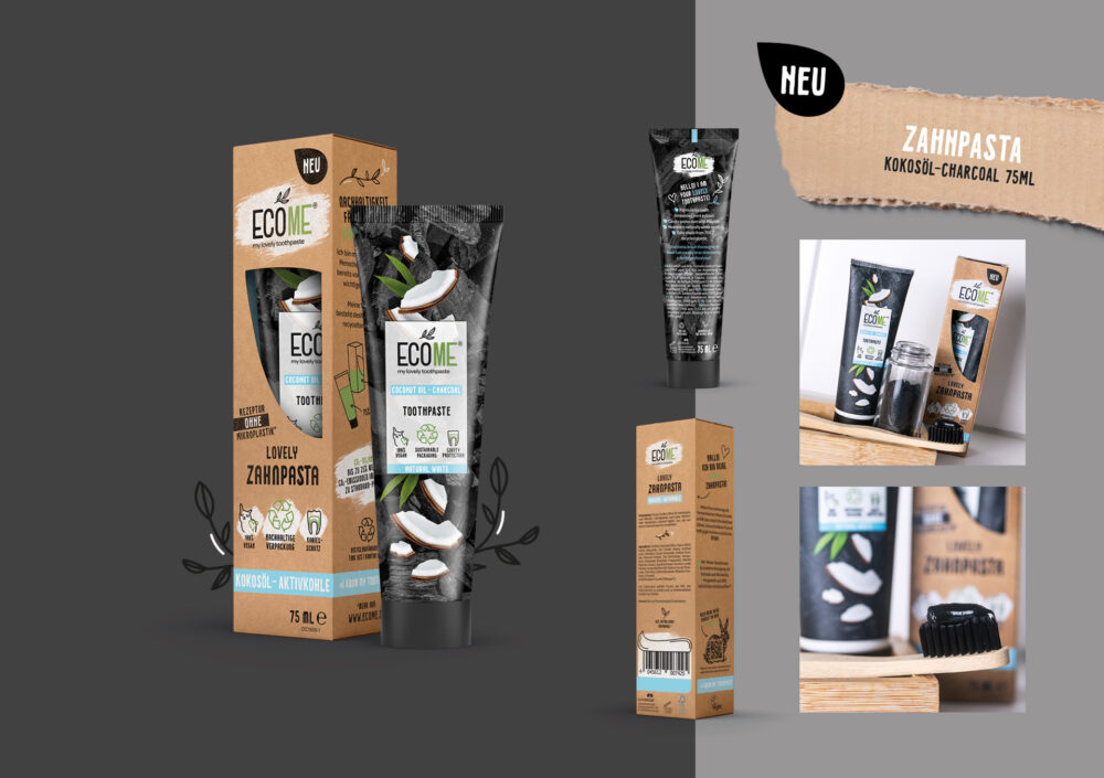 kochstrasse.agency Credentials & Cases – Lornamead – EcoMe® – EcoMe® my lovely toothpaste Packaging